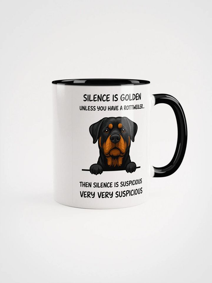 Rottweiler Suspicious Silence Ceramic Mug product image (6)