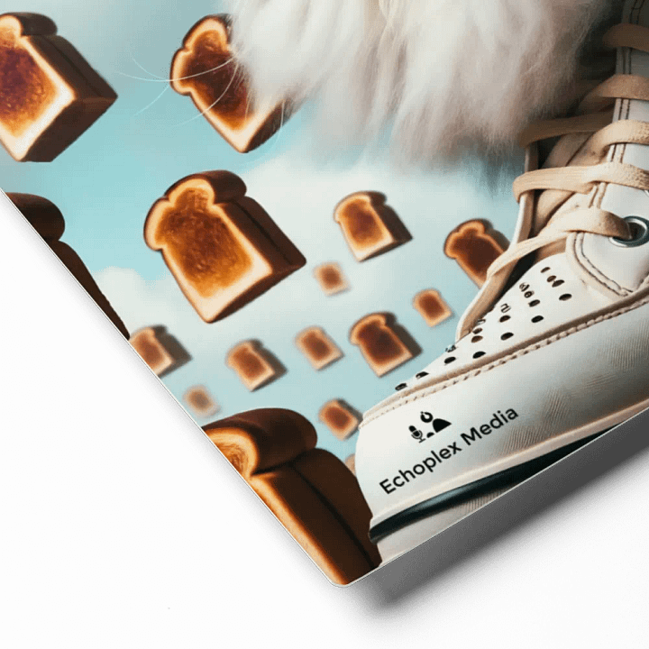Toast Cat #1 Metal Poster product image (2)
