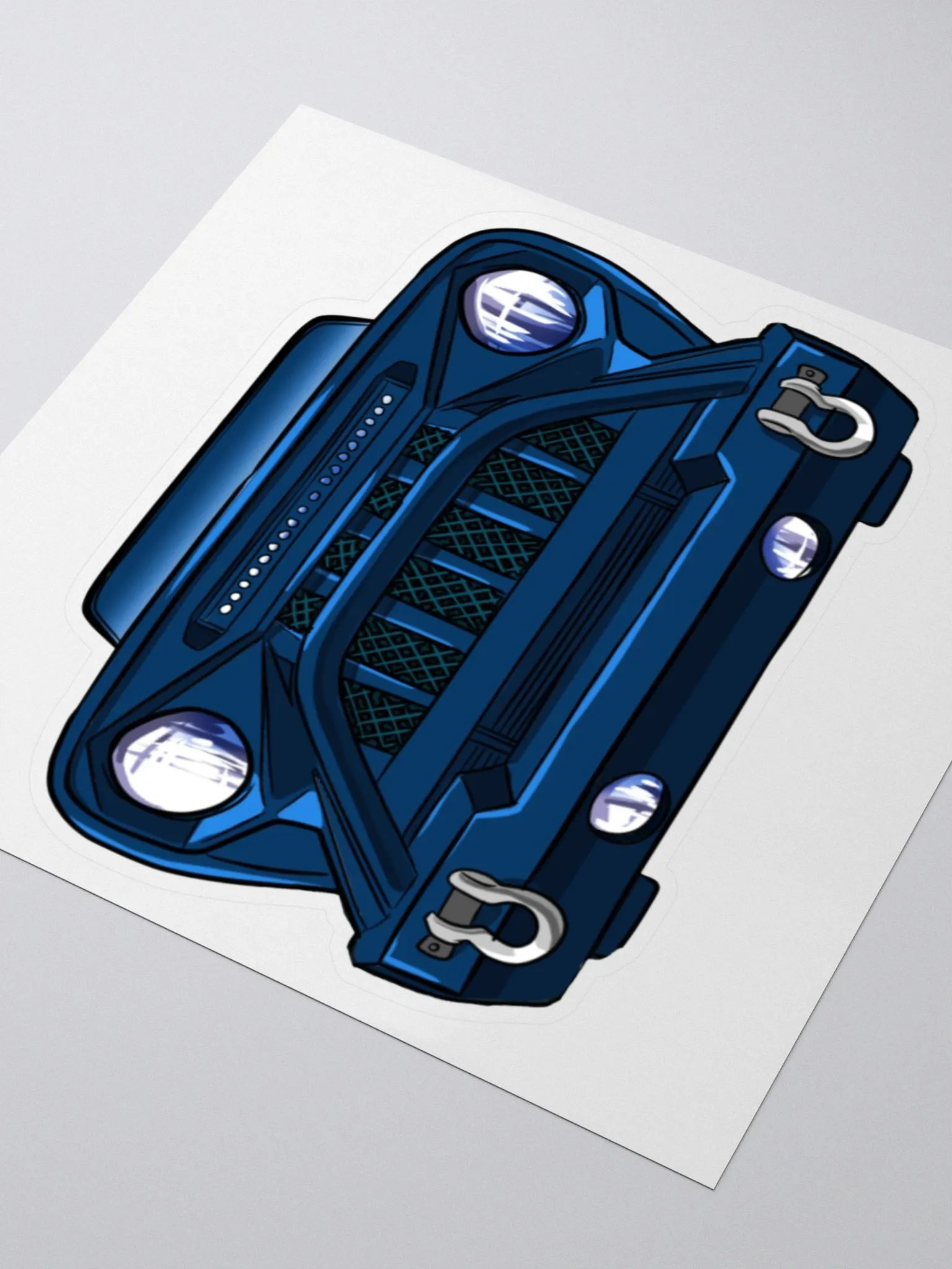 Blue Jeep Sticker product image (8)