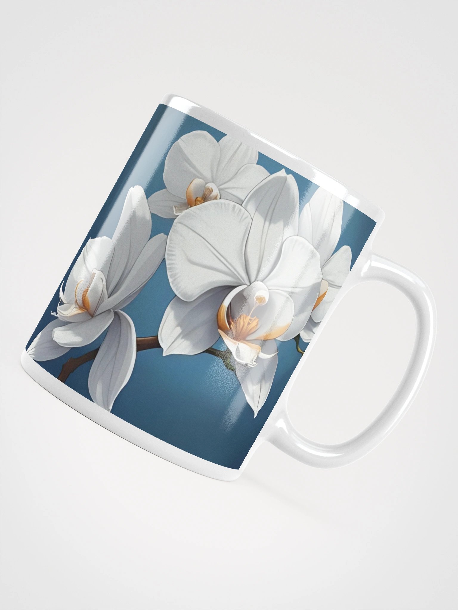 White Orchid Mug product image (12)