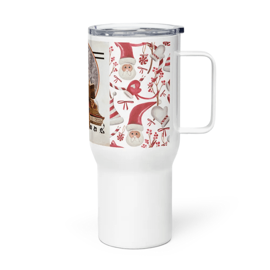 Vintage Santa-Themed Classic Cover Travel Mug product image (4)