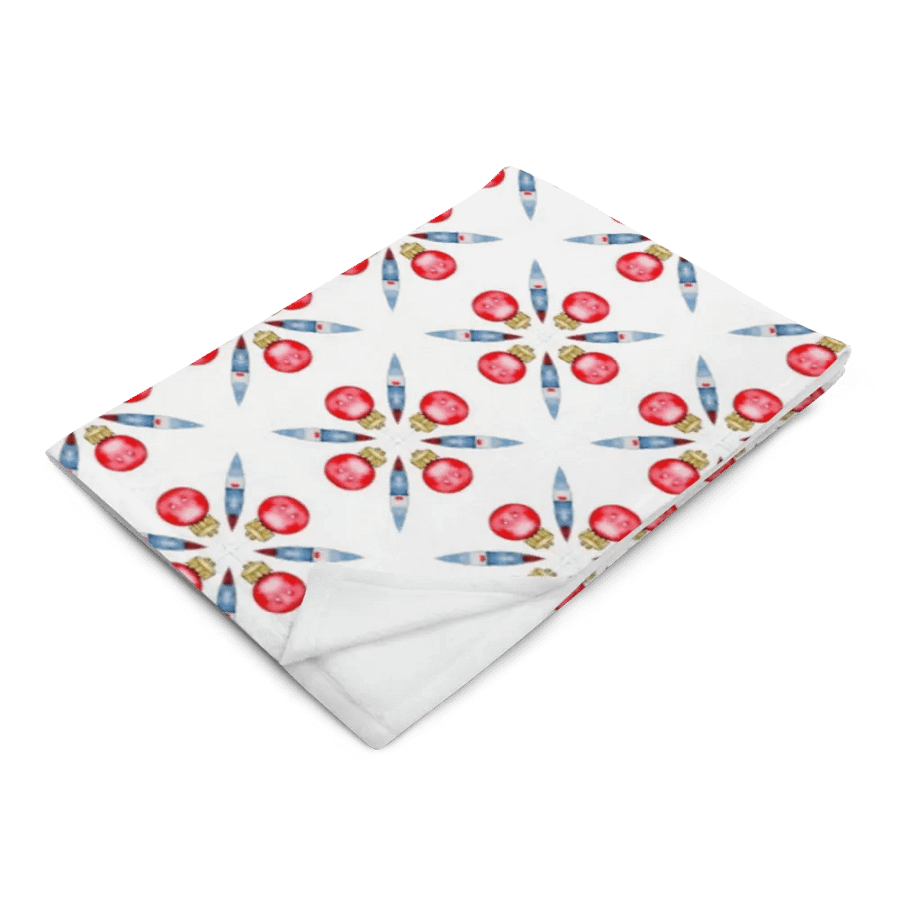 Festive Bauble Throw Blanket product image (3)