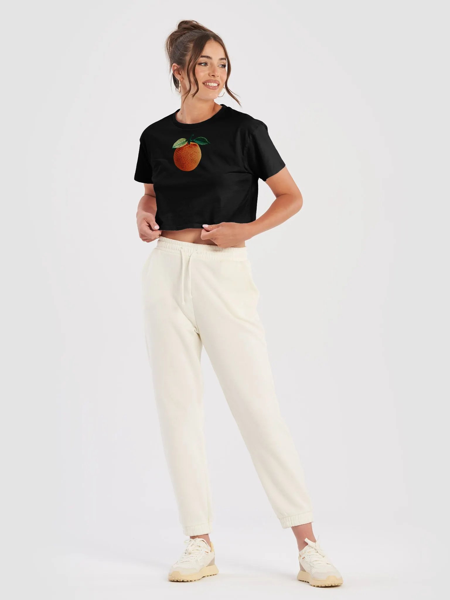 CozyAvocado Women's Premium Orange Crop Top #2 product image (5)
