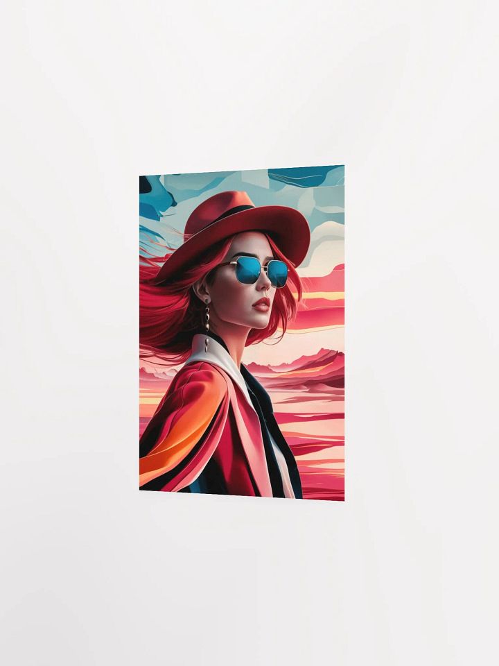 Abstract illustration of a Woman Poster - 5 product image (7)