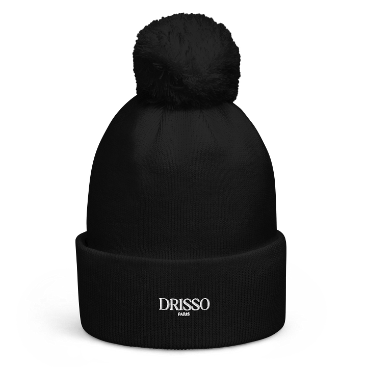 Drisso Paris™ Black Beechfield Pom-Pom Beanie product image (1)