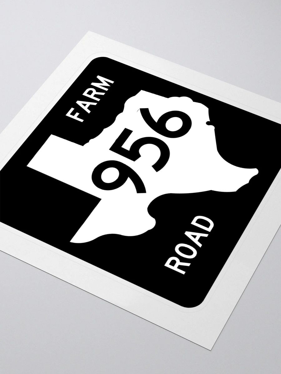 Texas Farm Road Sign FM 956 Sticker product image (3)