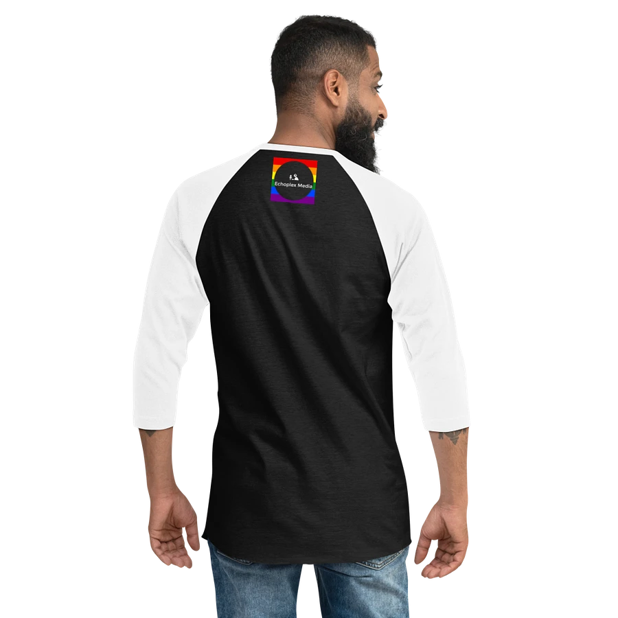 Rainbow Disco Goats Baseball Style Tee - Dark Colors product image (2)