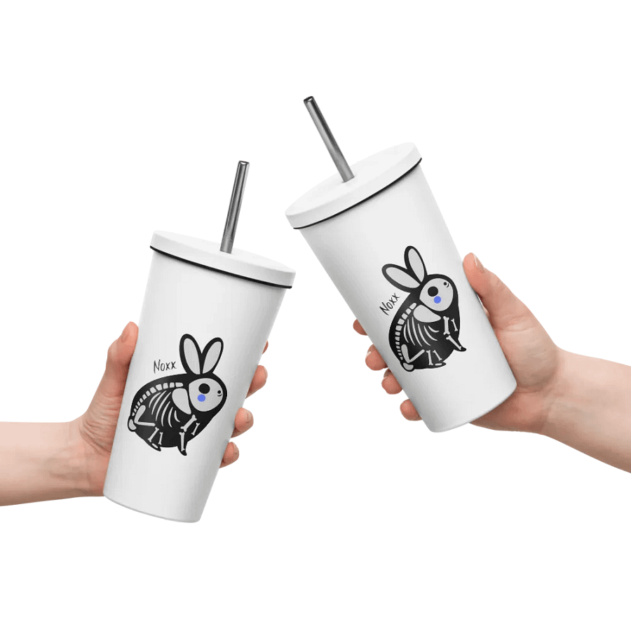 Doom Bunny- Lidded Tumbler with straw product image (10)