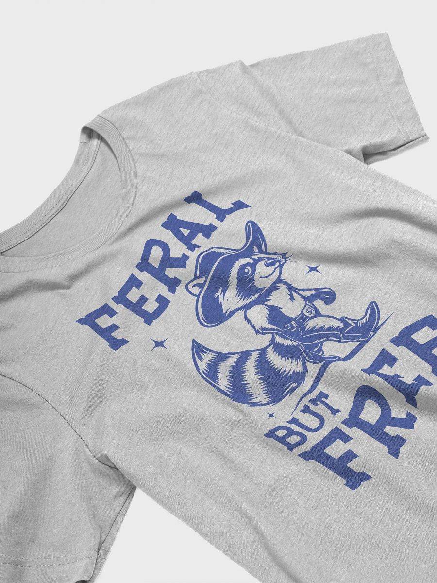Feral But Free Funny Raccoon T-Shirt product image (3)