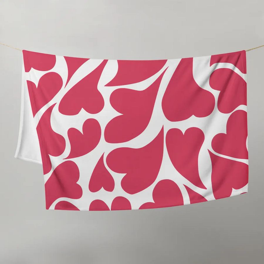Nestled Hearts Throw Blanket product image (21)