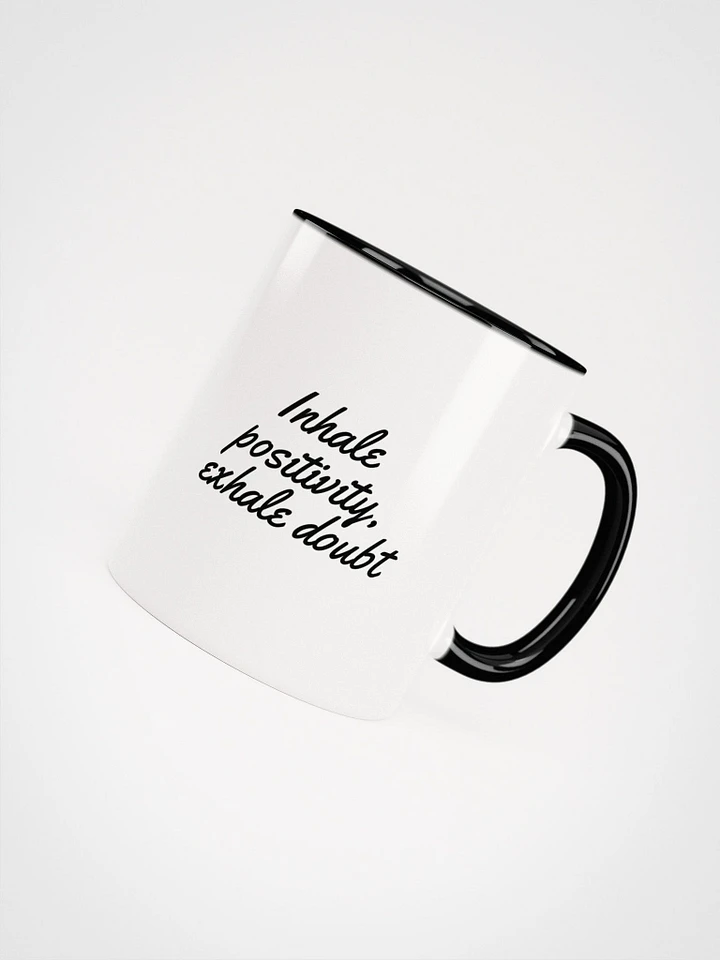 Inhale Positivity, Exhale Doubt - Sunrise Mug product image (1)