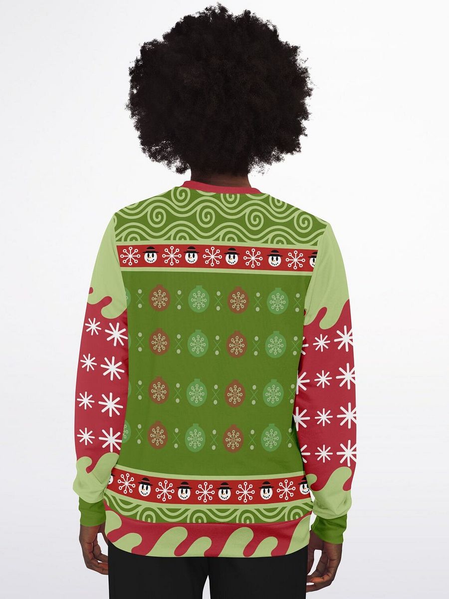 Funny Snowman Christmas Sweatshirt | Winter Holiday Humor Outfit | Unisex Christmas Party Sweater product image (8)