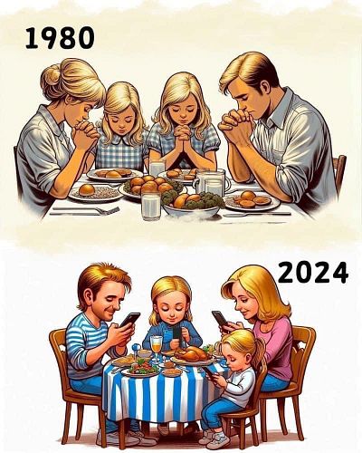 Some things are non negotiable. Family dinner time together with no screens is one of those things