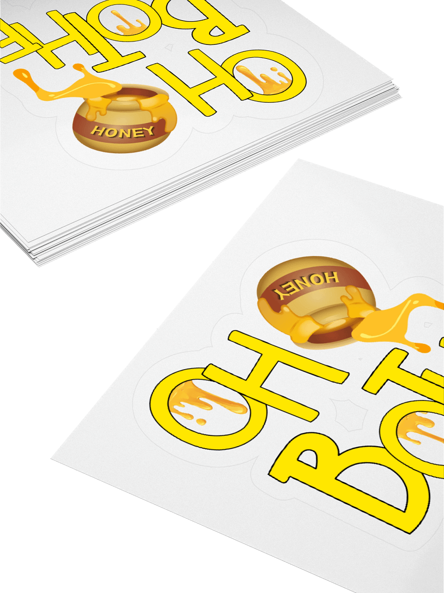 Oh Bother Honey Pot Kiss Cut Sticker product image (4)