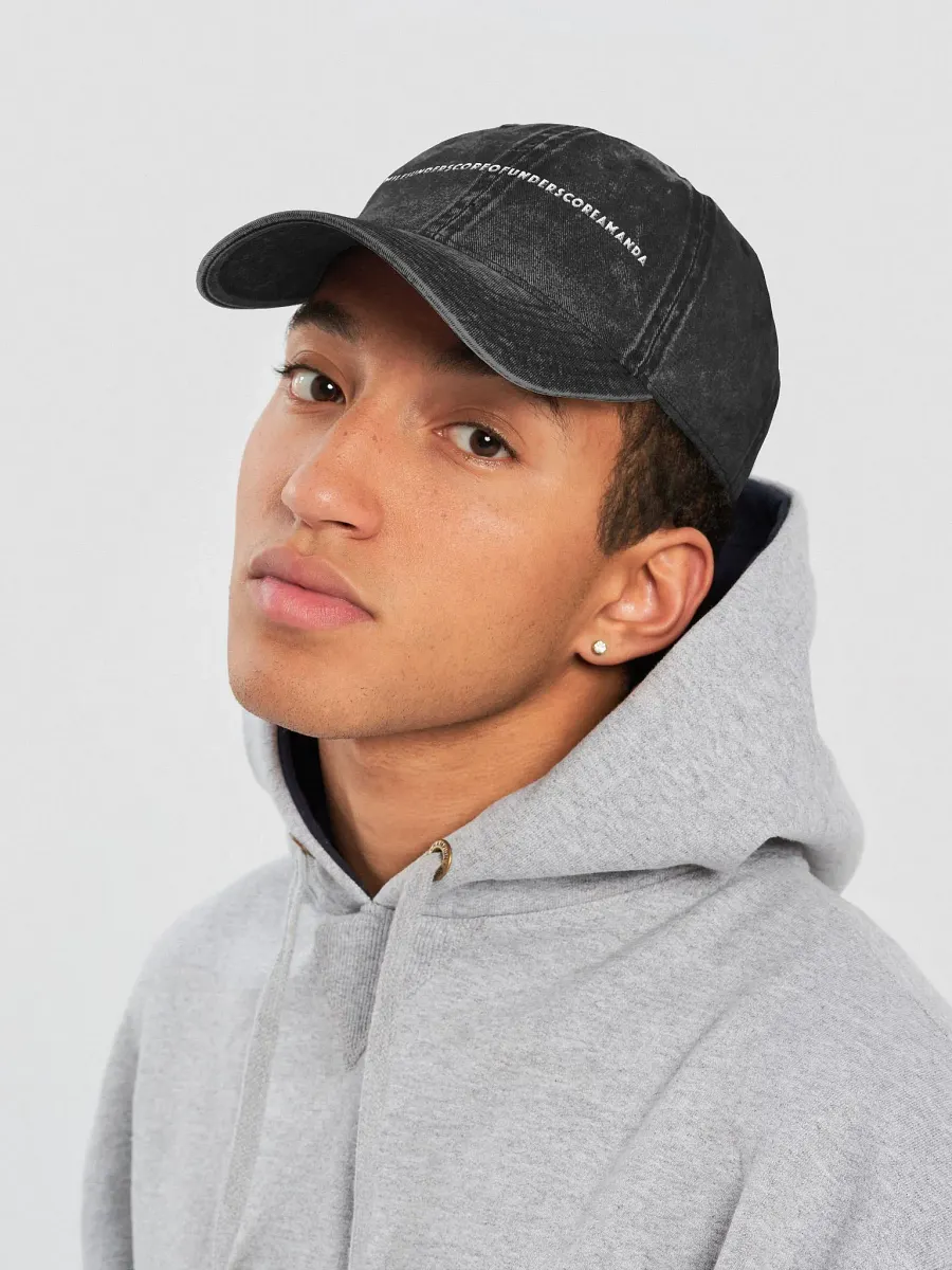 Underscore Text Hat product image (5)