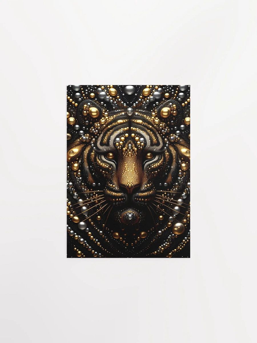 Regal Tiger Jeweled Poster product image (1)