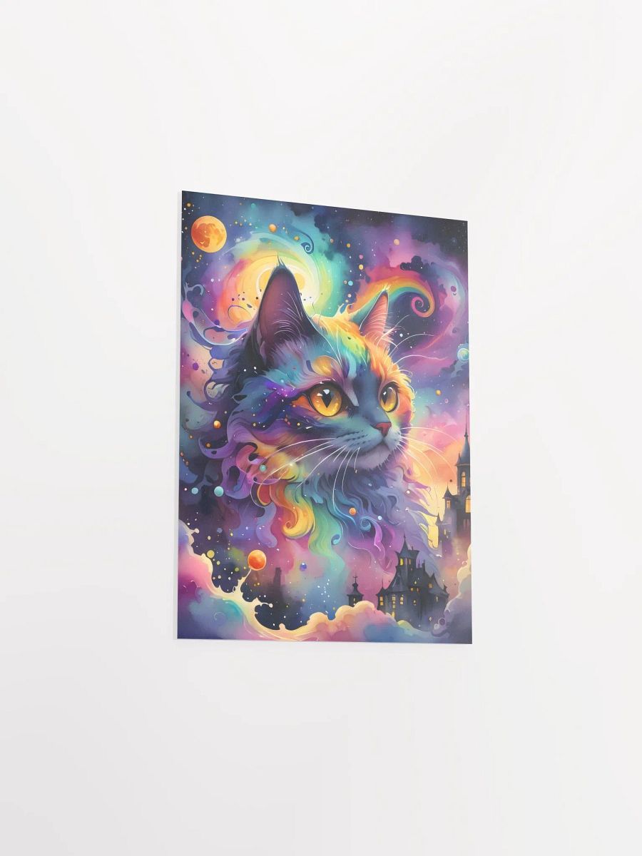 Cosmic Colorful Kitty Poster product image (9)