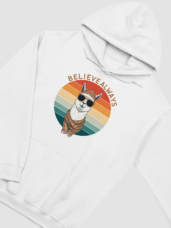 Believe Always Llama Hoodie product image (1)
