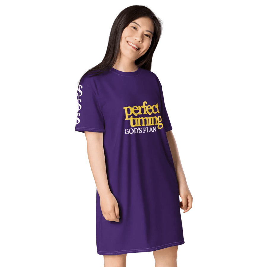 Perfect Timing Rich Girl Code Shirt Dress product image (4)