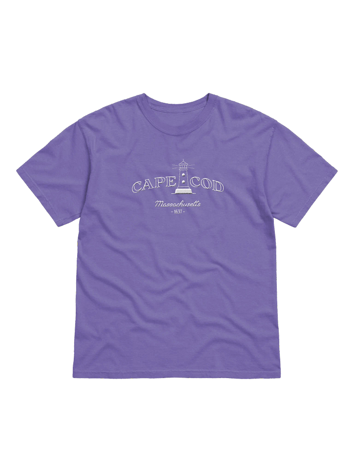Cape Cod Lighthouse Center Embroidery Tee product image (23)