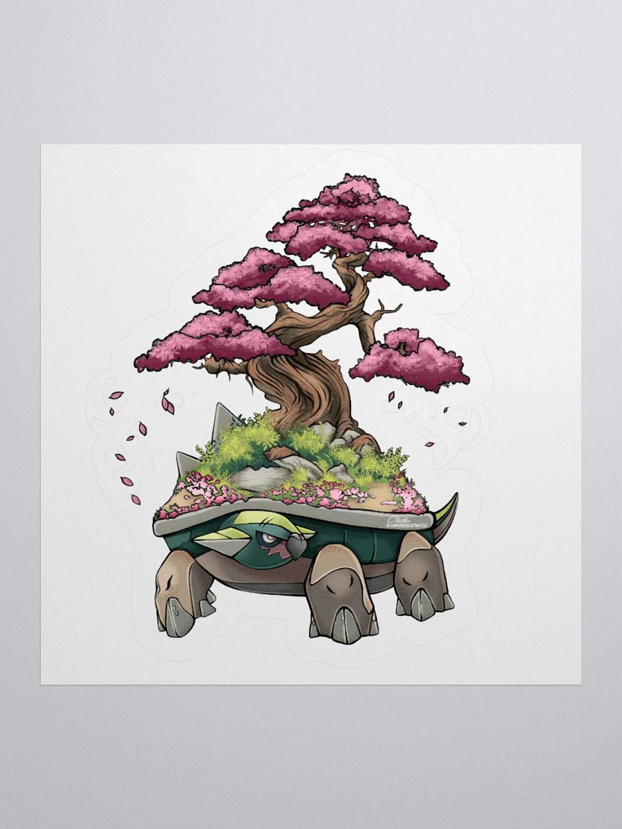 "Pink Bonsai Torterra" Sticker product image (8)