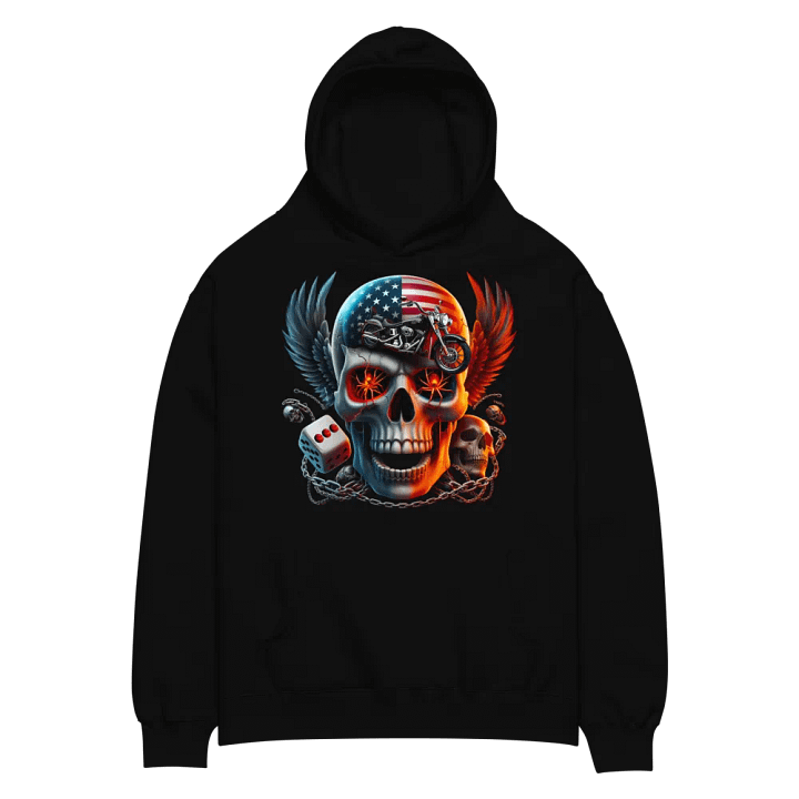 Patriotic Reaper Oversized Hoodie #23 product image (2)