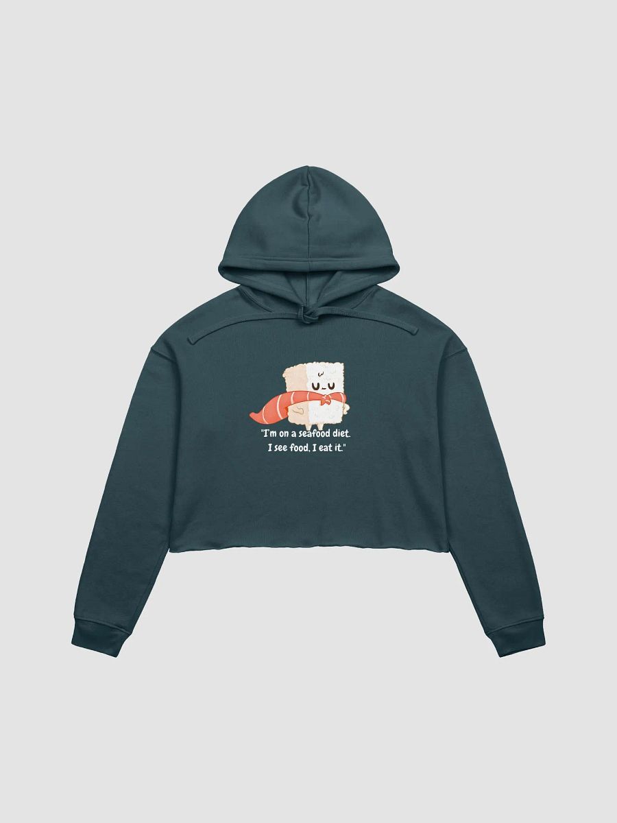 Sea Food Diet Sushi Crop Hoodie product image (1)