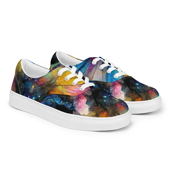 Men's cosmic butterfly Lace-Up canvas Shoes product image (2)