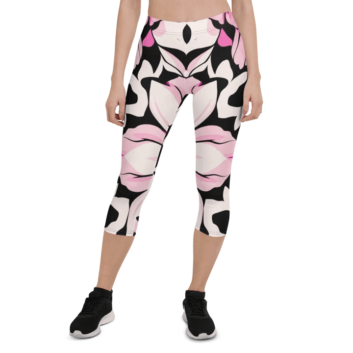 Floral Fantasy All-Over Capri Leggings product image (1)