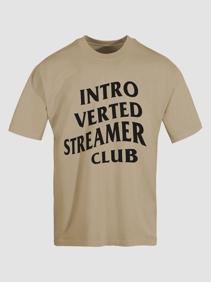 Introverted Streamer Club Oversized Tee product image (14)