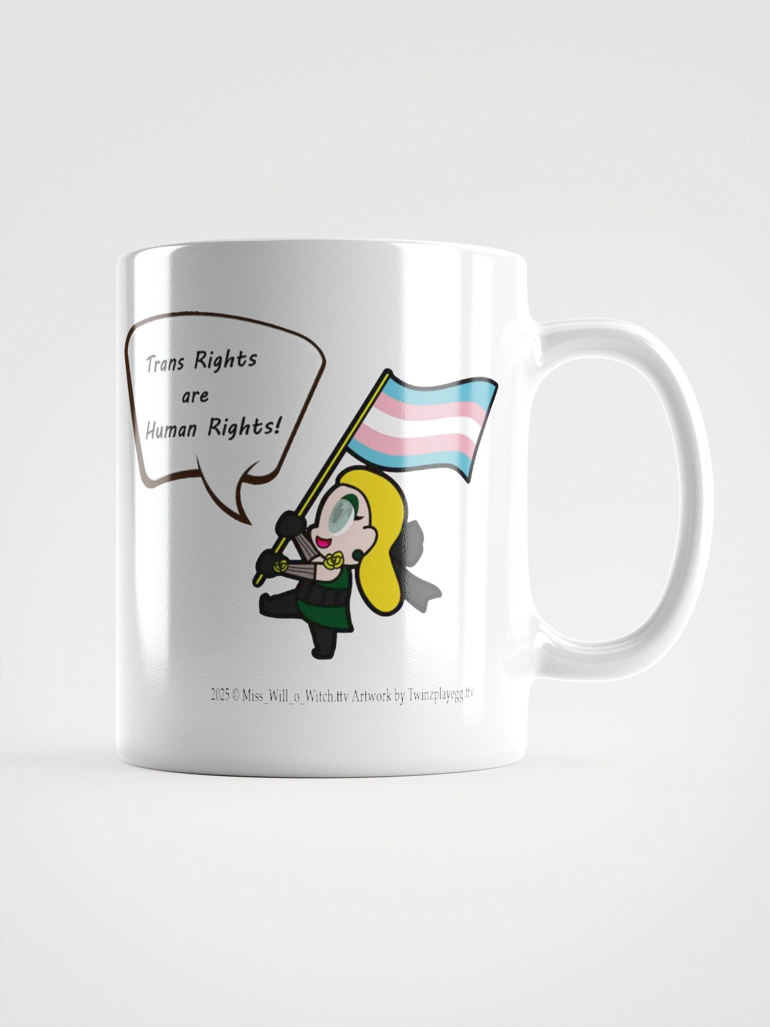 Miss Willow Pride 25 Trans Rights Mug product image (3)