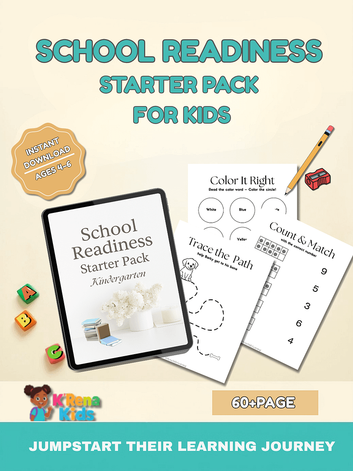 🏫 School Readiness Starter Pack product image (1)