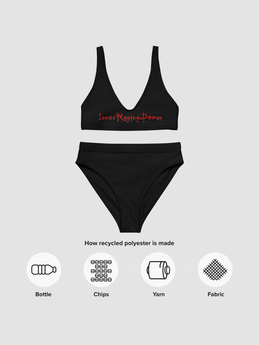 [InnerRagingDemon] All-Over Print Recycled High Waisted Bikini Sublicolor 023B product image (4)