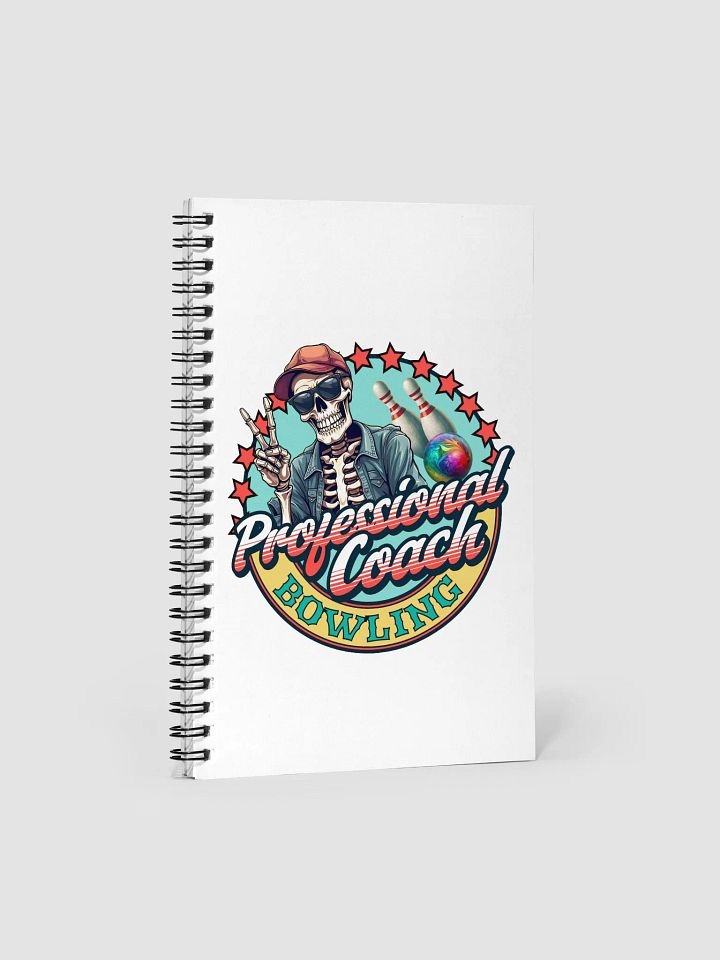 Professional Coach Bowling Skeleton Notebook product image (2)
