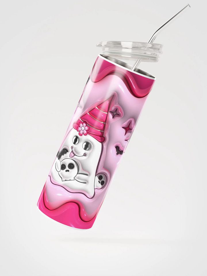 Whimsical Ghost Stainless Steel Tumbler product image (2)