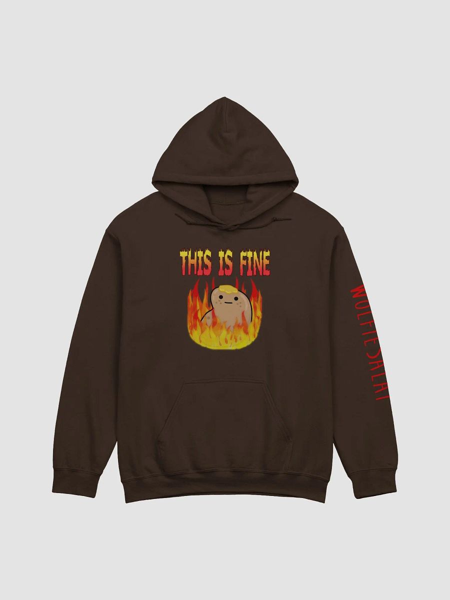 This Is Fine Hoodie v2 product image (1)