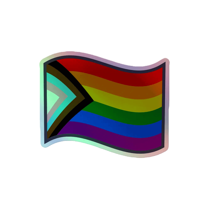Chevron Pride Holographic Sticker Set product image (2)
