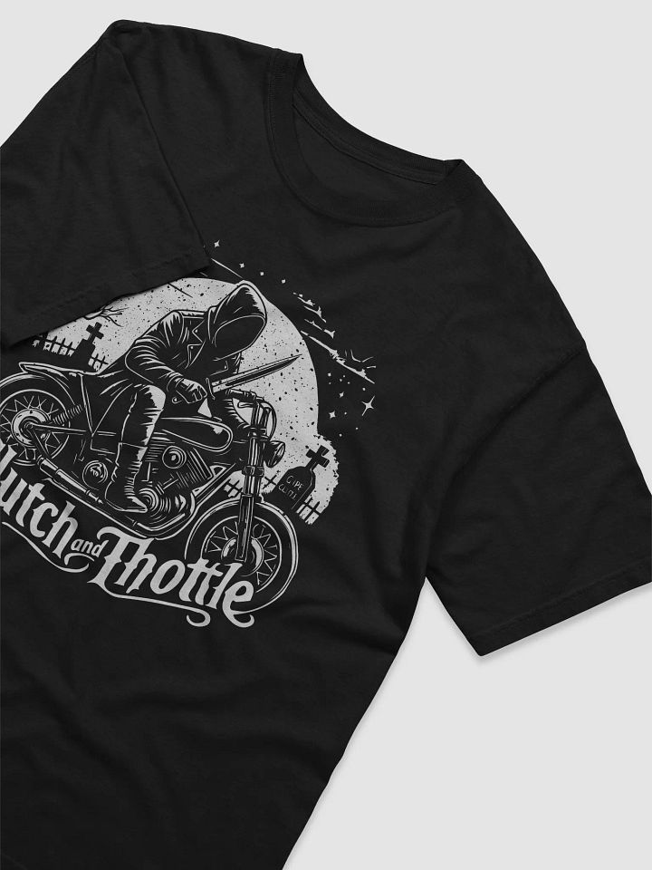 Clutch and Throttle Vintage Motorcycle Ride T-Shirt product image (2)