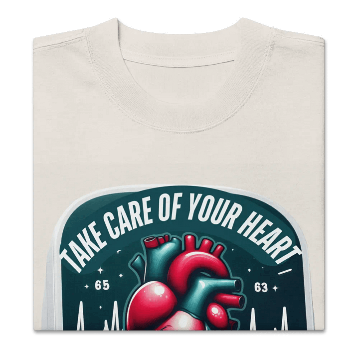 Heartbeat of Life Oversized Tee product image (30)