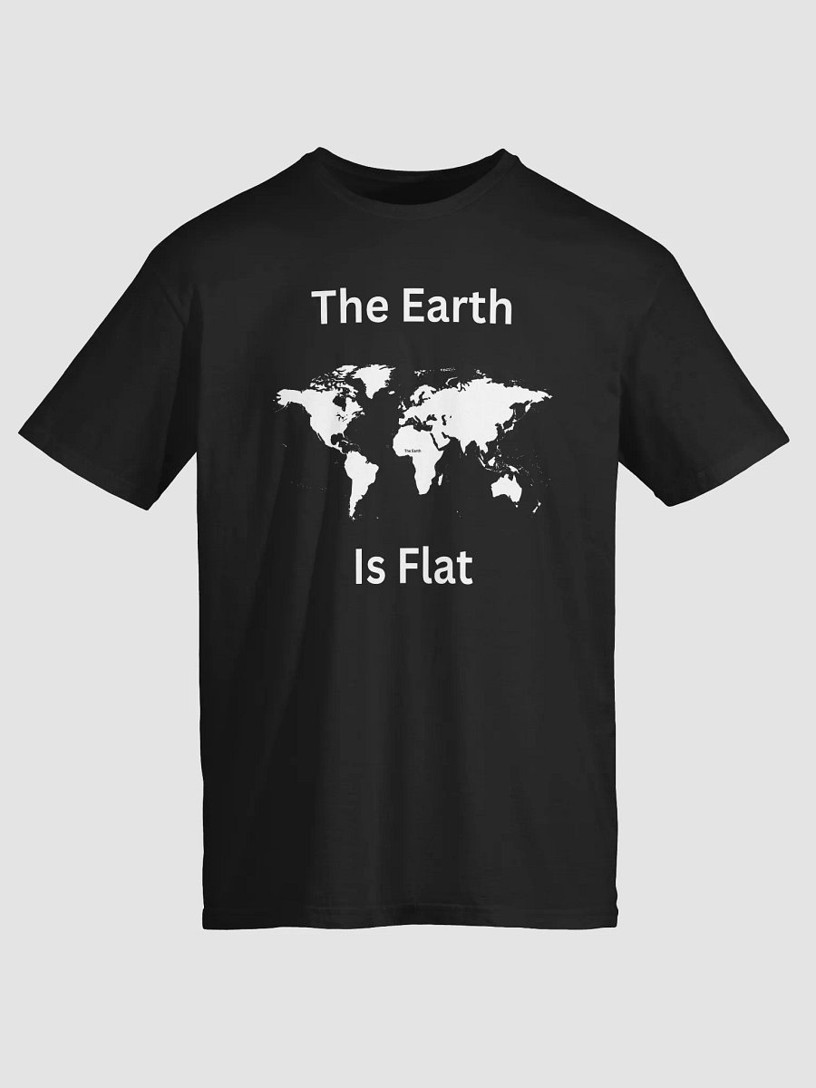 The Earth Is Flat t-shirt product image (1)