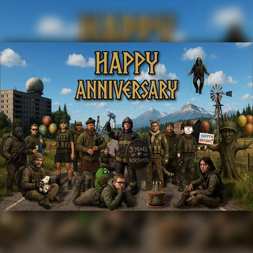 💥 Celebrate 3 year's of The Northmen DayZ with us! 🎊

👉🏼 https://discord.gg/northmen