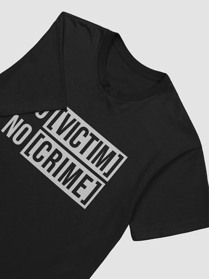 No Victim No Crime V1 White Design Next Level Tee product image (6)