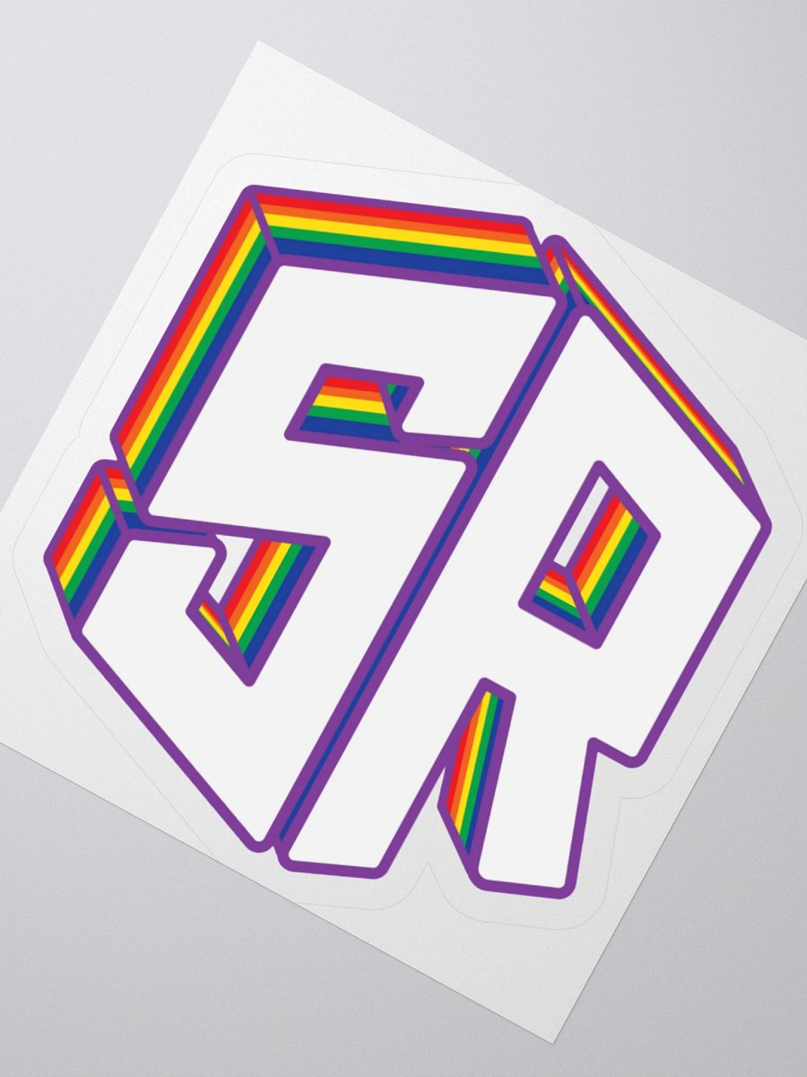 3D Rainbow Logo Sticker product image (6)