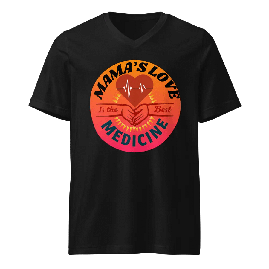 MAMA'S LOVE Is the Best MEDICINE V-Neck Tee product image (1)