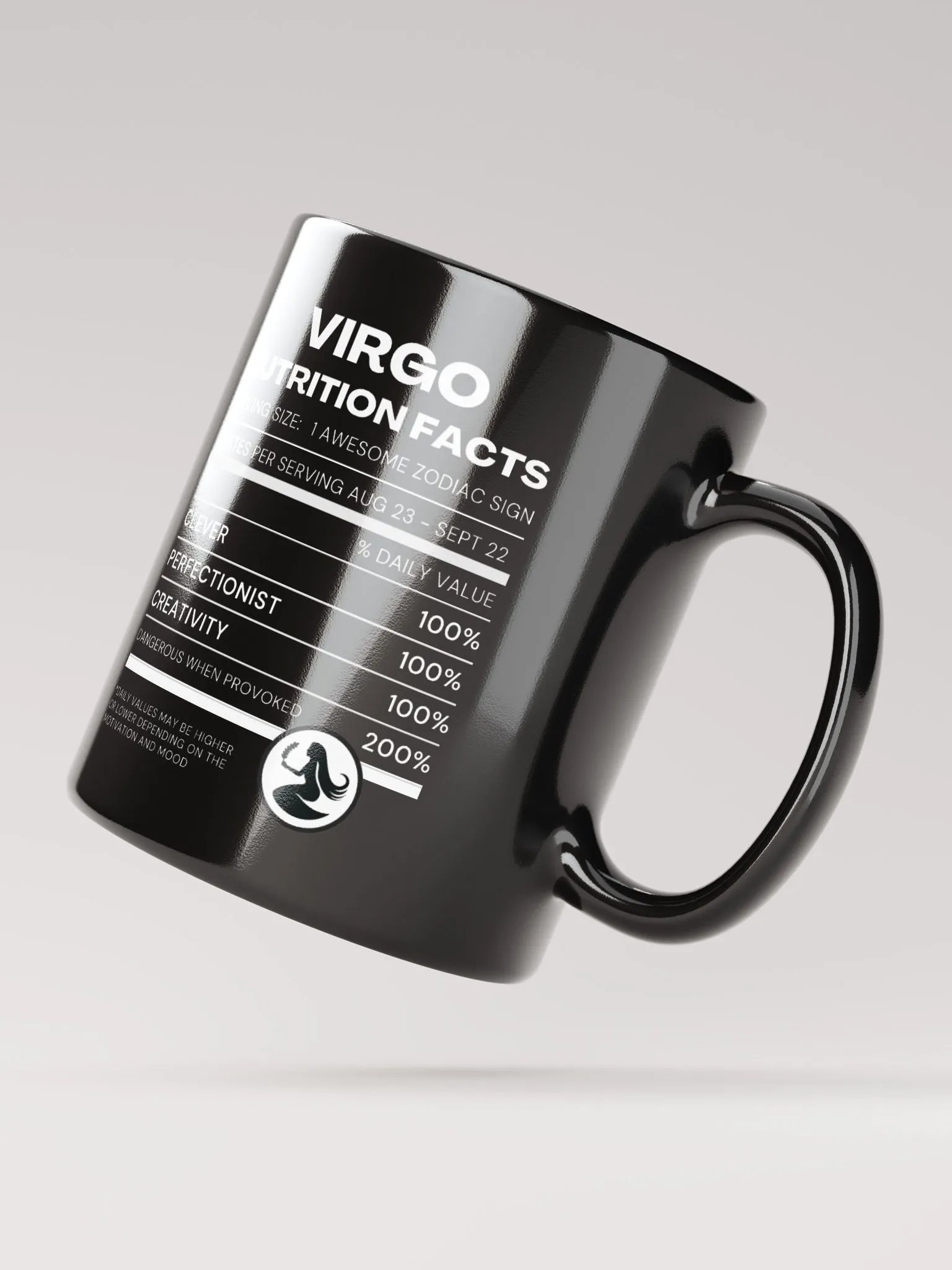 Virgo Nutrition Facts Mug product image (5)