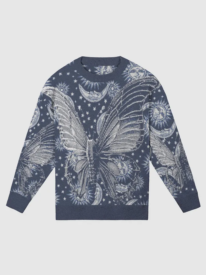 Celestial Butterfly Jacquard Sweater product image (1)