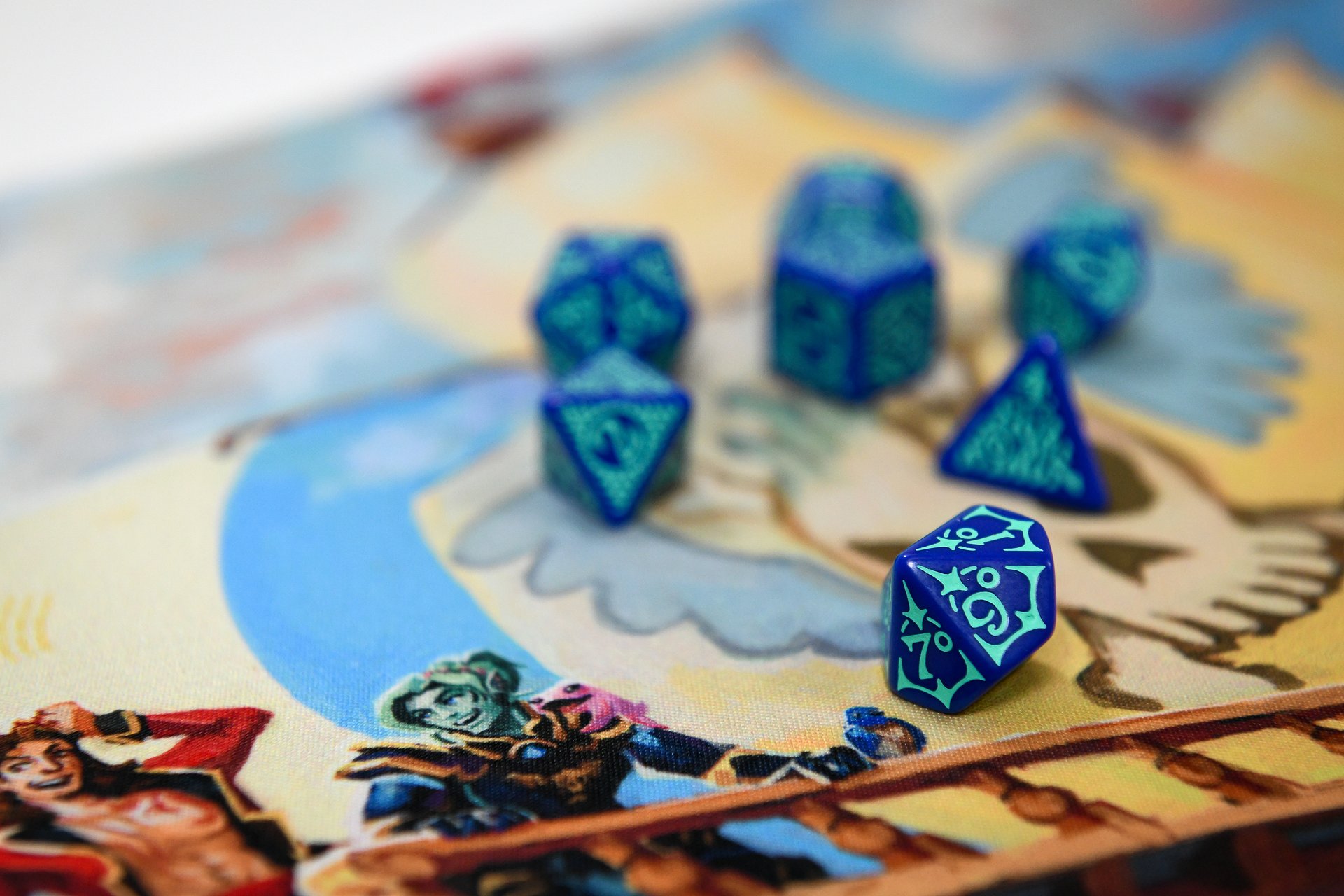 Gillion Dice Set 7pcs - Riptide Character Dice product image (4)