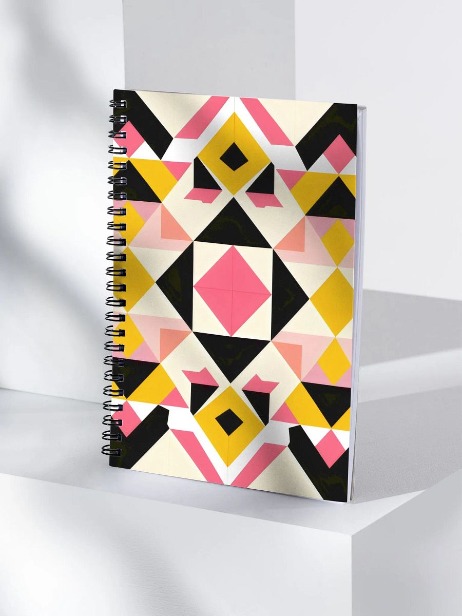 Geometric Harmony Spiral Notebook product image (4)