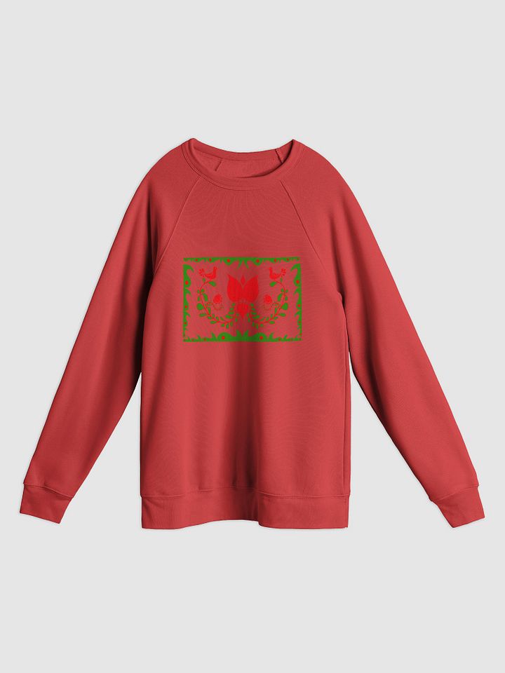 Hungarian Vibes Floral Bliss Raglan Sweatshirt product image (1)