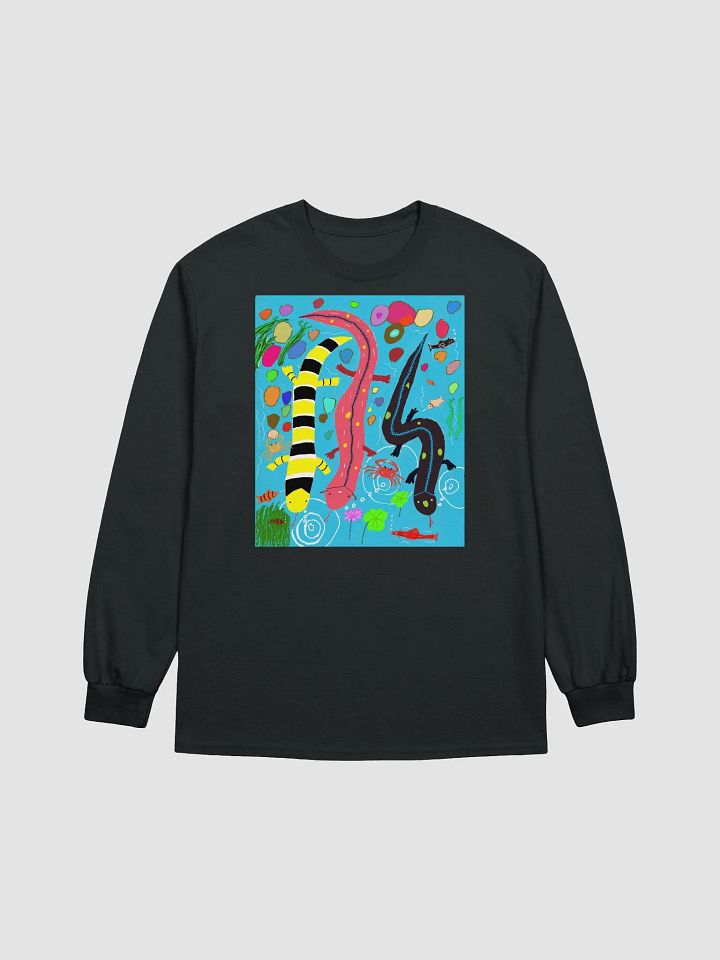 Gildan Ultra Cotton Long Sleeve T-Shirt: salamander product image (10)